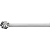 PFERD Hartmetall-Kleinfrässtift mit 3-mm-Schaft, Kugelform KUD, Zahnung 4