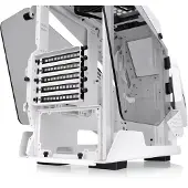 Thermaltake AH T200 Snow, Micro Tower, PC, Weiß, micro ATX, Mini-ITX, SPCC, Gehärtetes Glas, Multi