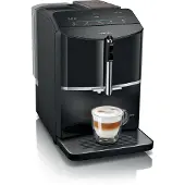 Siemens Kaffeevollautomat TF301E19 EQ.300, für Bohnen, 1300 W, bis 1,4 l/250 g, One-Touch Funktion, coffeeDirect-System, schwarz