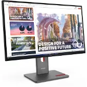 Lenovo ThinkVision P27QD-40 Monitor, 68,6 cm (27"), 2560 x 1440 Pixel, Wide Quad HD, LED, 6 ms, Schwarz