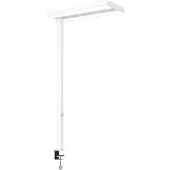 MAUL Tischaufbau Leuchte MAULjaval LED 4.000 K dimmbar Klemmfuß 120 cm weiß