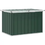 vidaXL Garten-Aufbewahrungsbox Grün 109 x 67 x 65 cm