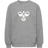 Hummel Sweatshirt "HMLJR REG TUKAS SWEATSHIRT", sportlicher Stil, mit Logo-Druck und seitlichen Winkeln