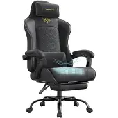 Songmics Toaletka z lustrem LED w kolorze czarnym