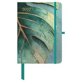 Neumann Taschenkalender 2027 Jungle, 16x22 cm, 4-sprachig, Wochenübersicht, Stifthalter
