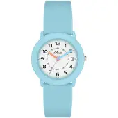 s.Oliver Uhr Kinder-Armbanduhr Kids Mädchen Silikon SO-4519-PQ