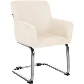 CLP Stuhl Puka creme Material Stoff