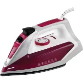 Heinner HSI-2200PP, Trocken- & Dampfbügeleisen, Keramik-Bügelsohle, Violett, Weiß, 0,19 l, 2400 W, 118 mm
