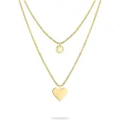 Liebeskind berlin Halsketten - Edelstahl Layered Love - Gr. unisize - in Gold - für Damen