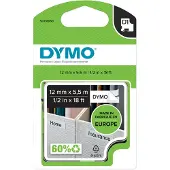 Dymo Permanenthaftendes D1-Hochleistungsband aus Polyester, B 12 mm