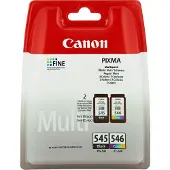 Canon PG-545/CL-546 Photo Value Pack, Schwarz, Cyan, Magenta, Gelb, 8 ml, 8 ml, 2 Stück(e), 180 Seiten, Foto-Wertpaket