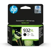 HP 932XL Schwarz Original Tintenpatrone mit hoher Reichweite, Schwarz, Tinte auf Pigmentbasis, 22,5 ml, 1 Stück(e), 1000 Seiten, Einzelpackung