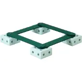 Modu Balancebane - 17 Teile - Ocean Minze/Forest Green - - One Size - Motorik Tiere