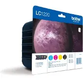 Brother LC1220VALBP, Schwarz, Cyan, Magenta, Gelb, 4 Stück(e), 300 Seiten, 300 Seiten, Multipack