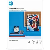 HP Everyday Fotopapier - Für Tintenstrahl - DIN A4 - 210 mm x 297 mm - 200 g/m² - Semi-gloss, Texturiert - 100er Blatt