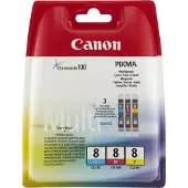 Canon CLI-8 0621B029 CMY TINTE - 840 SEITEN FÜR PIXMA IP3300