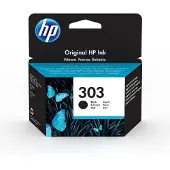 HP 303 Schwarz Original Druckerpatrone, Standard, Schwarz, Tinte auf Pigmentbasis, 1 Stück(e), 200 Seiten, Einzelpackung