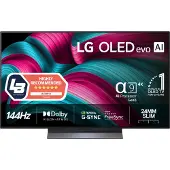 LG OLED evo AI OLED48C51LA, 121,9 cm (48"), 3840 x 2160 Pixel, OLED evo, Smart-TV, WLAN, Schwarz