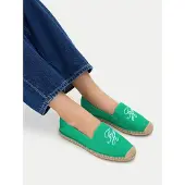Tommy Hilfiger Espadrilles Th Script Summer Espadrille FW0FW09240 Grün 40