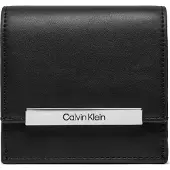Calvin Klein Elegante Damen-Geldbörse Schwarz mit RFID-Schutz und Reißverschluss