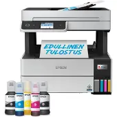Epson EcoTank ET-5150, Tintenstrahl, Farbdruck, 4800 x 1200 DPI, A4, Direktdruck, Schwarz, Weiß