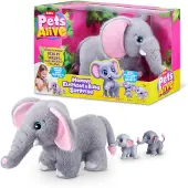 Zuru Pets Alive – Elefantenmama mit Überraschungsbabys