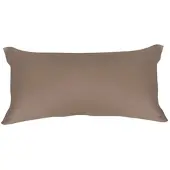 Formesse Bella Donna Jersey Kissenbezug ca. 40x80 cm | trüffel - braun