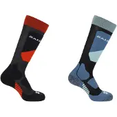 Salomon S/Access, Skisocken, 2er-Pack, Junior, schwarz