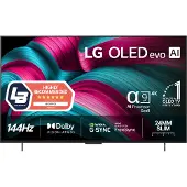 LG OLED evo AI OLED42C54LA.AEU, 106,7 cm (42"), 3840 x 2160 Pixel, OLED evo, Smart-TV, WLAN, Schwarz