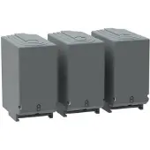 ABB OSS400G1L/3 Klemmenabdeckung Schnappbefestigung grauer Kunststoff IP3X lange Ausführung VPE 3 1SCA022776R6650
