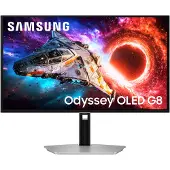 Samsung G80SH, 68,6 cm (27"), 3840 x 2160 Pixel, 4K Ultra HD, OLED, 0,03 ms, Silber