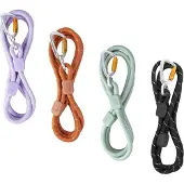 Woolly Wolf Rope Leash - Lavender