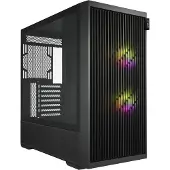 FSP M330-BA Gehäuse Midi Tower mITX, mATX, ATX Schwarz ARGB, Midi Tower, PC, Schwarz, ATX, micro ATX, Mini-ITX, Heimbüro, Multi