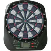 Garlando Sirius DA-21 elektronisches Dartspiel – 40,7 x 52,5 x 2,5 cm – 24 Spiele – 6 Darts inklusive