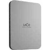 LaCie Mobile Drive (2022), 2 TB, 2.5", 3.2 Gen 1 (3.1 Gen 1), Silber