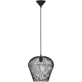 Nova Luce BREDO Pendelleuchte E27 Schwarz 185x31,5cm dimmbar 9586512