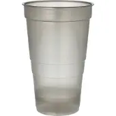 Papstar Pro Pac 400 Mehrweg-Trinkbecher PP 0,5 l Ø 9,5 cm · 14,4 cm grau (96587, 16x25 Stück)