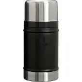 Stanley The Legendary Food Jar 2.0 24oz, Black 10-11350-0031 Essensbehälter mit Schraubdeckel und Becher, 700 ml