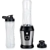 Wilfa Blend 2GO, Tischplatten-Mixer, 0,6 l, 500 W, Schwarz, Transparent, Silber