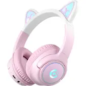 ProCaster Meow 2.0 Headphones with Microphone, Pink