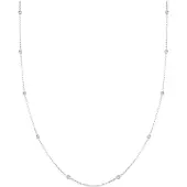 Elli Halskette Solitär Basic Kristalle 925 Silber Elli Weiß