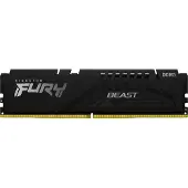 Kingston Technology FURY Beast 16GB 5600MT/s DDR5 CL40 DIMMFURY Black, 16 GB, 1 x 16 GB, DDR5, 288-pin DIMM, Schwarz