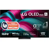 LG OLED evo AI OLED83C54LA, 2,11 m (83"), 3840 x 2160 Pixel, OLED evo, Smart-TV, WLAN, Schwarz
