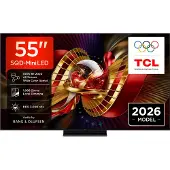 TCL C8L 55C8L, 139,7 cm (55"), 3840 x 2160 Pixel, SQD-Mini LED, Smart-TV, WLAN, Schwarz