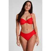Hunkemoller Midi Bikini Bottom Luxe Rot