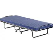 Talamo Italia Klappbett Piera blau, Matratze inklusive, abziehbar