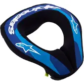 Alpinestars Sequence Jugend-Nackenprotektor Blue Medium Blue White, Größe: L/XL