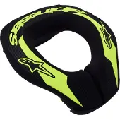 Alpinestars Sequence Jugend-Nackenprotektor Yellow Fluo Black, Größe: L/XL