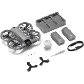 DJI Neo 2 Fly More Combo, 4 Rotoren, 12 MP, 2688 x 1512 Pixel, 7000 m, 1606 mAh, Schwarz, Grau
