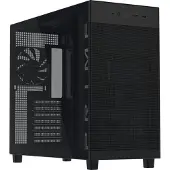 Asus PRIME AP303 TG Black, Midi Tower, PC, Schwarz, micro ATX, Mini-ITX, ATX, Metall, Gaming